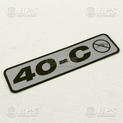 FactoryCat/Tomcat H-040C, Decal,40-C