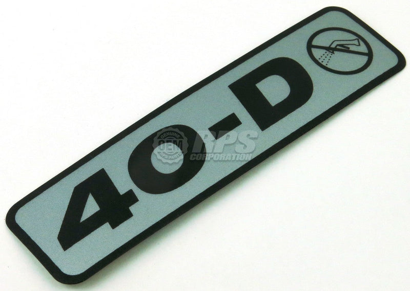 FactoryCat/Tomcat H-040D, Decal,40-D