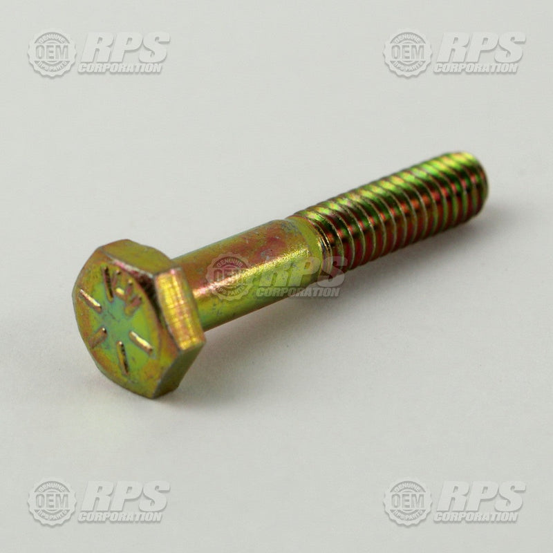 FactoryCat/Tomcat H-15009, Screw,Hex Cap,1/4-20x1-1/2" Grade 8,Yellow Zinc