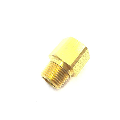 PT-F440042-131280 | Onyx Straight Adapter - 3/8 Mnpt X 3/8 Fnpt Brass