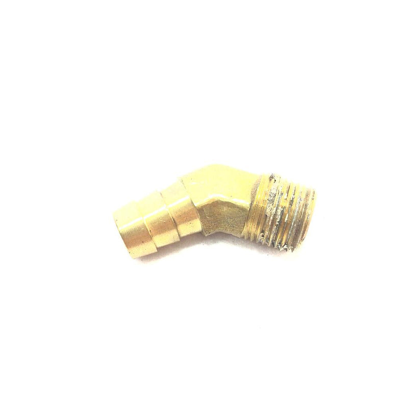 PT-F68711 | Onyx 45 Deg Elbow - 1/2 Barb X 3/8 Mnpt Brass