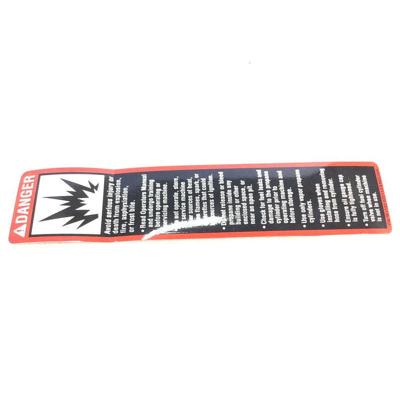 PT-W1122 | Onyx Envirogard Danger Decal
