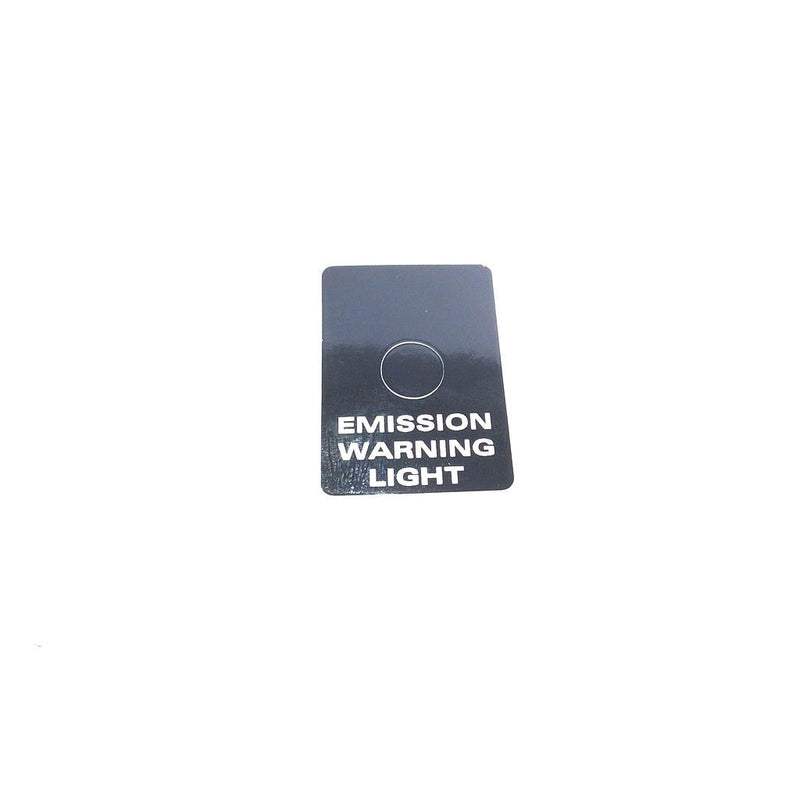 PT-W1153 | Onyx Label Emissions Warning Light Label