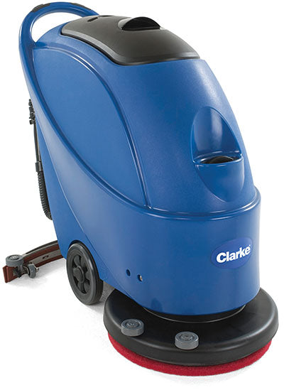 Clarke CA30 20B, Walk Behind Floor Scrubber, 20", 10.5 Gallon, Battery, Pad Assist, Disk, 3 Year Warranty