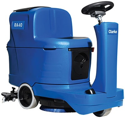 Clarke RA40 20D, Rider Floor Scrubber, 20", 18.5 Gallon,  Battery, Disk, 3 Year Warranty