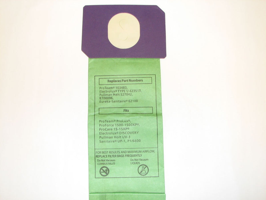 Aftermarket Sanitaire 62100, Paper Bag 62100 10 PK