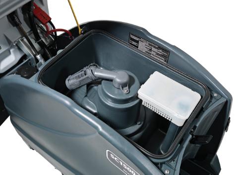 Advance SC1500, Floor Scrubber, 20", 12 Gallon, Stand On, Battery, Rev, 3 Year Warranty