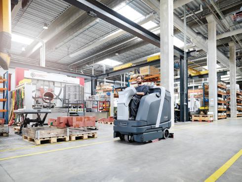 Advance SC6000, Rider Floor Scrubber, 36" Cylindrical, 50 Gallon, Battery, 3 Year Warranty