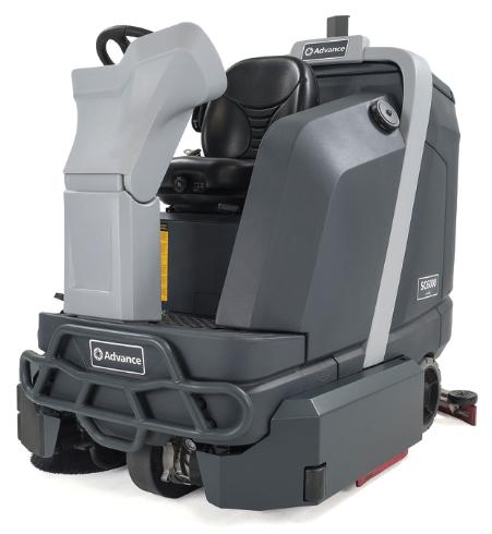 Advance SC6000, Rider Floor Scrubber, 36" Cylindrical, 50 Gallon, Battery, 3 Year Warranty