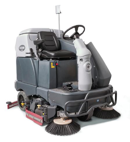 Advance SC6500, Rider Floor Scrubber, 40" Cylindrical, 70 Gallon, Battery, 3 Year Warranty