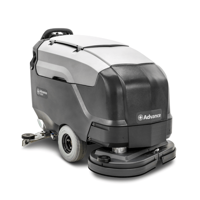 Advance SC901, Walk Behind Floor Scrubber, 28" or 34", 30 Gallon, Battery, Self Propel, Disk, 3 Year Warranty
