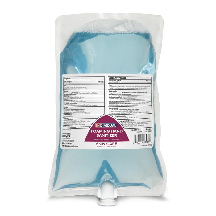 Hand Sanitizer, Alcohol Foaming, Case of 6 X 1000 ML, Dispenser Not Included