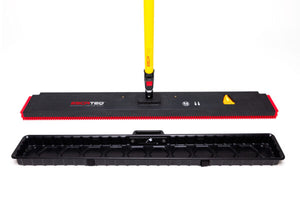 Escalator Tread Cleaner, 40" Head, Saturation Trough, Telescoping Handle, Pads Sold Separately, Escateq