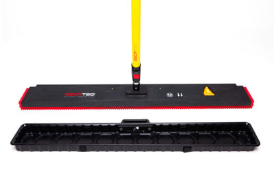 Escalator Tread Cleaner, 40" Head, Saturation Trough, Telescoping Handle, Pads Sold Separately, Escateq