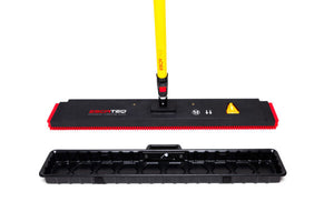 Escalator Tread Cleaner, 32" Head, Saturation Trough, Telescoping Handle, Pads Sold Separately, Escateq