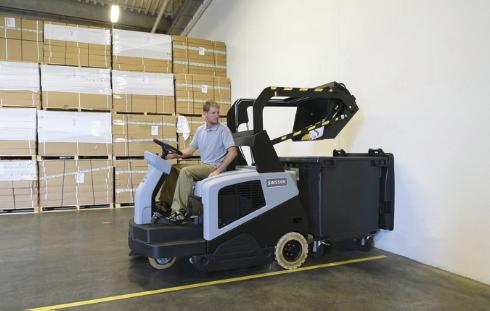 Advance SW5500, Rider Floor Sweeper, 60", 40 Gallon, Battery, 3 Year Warranty