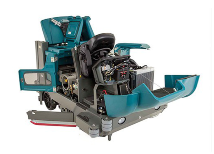 Refurbished Tennant M20 | 40" Ride-On Propane Sweeper-Scrubber | Side Brush Included