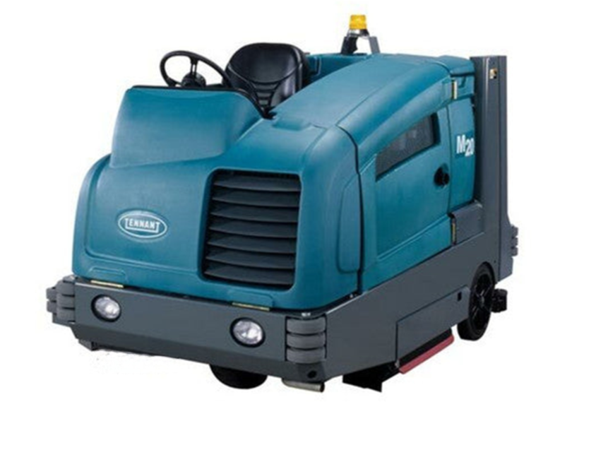 Refurbished Tennant M20 | 40" Ride-On Propane Sweeper-Scrubber | Side Brush Included