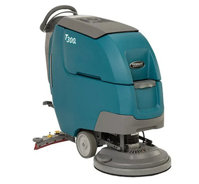 Refurbished Tennant T300e, 20" Walk Behind Disk Floor Scrubber, Battery, Pad Assist, 3/1/1 Warranty