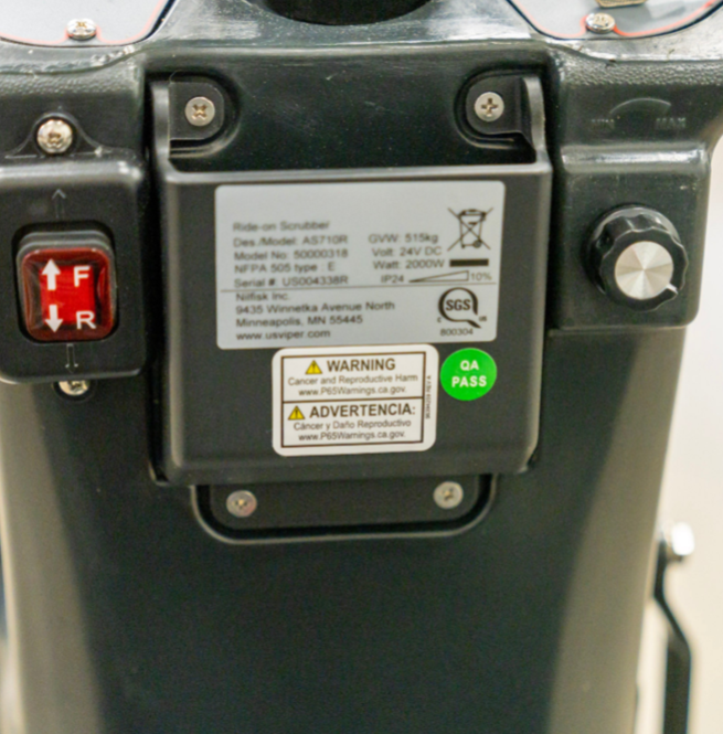 Rider Floor Scrubber, 28", 31 Gallon, Battery,  Disk, 3/3/1/1 Warranty