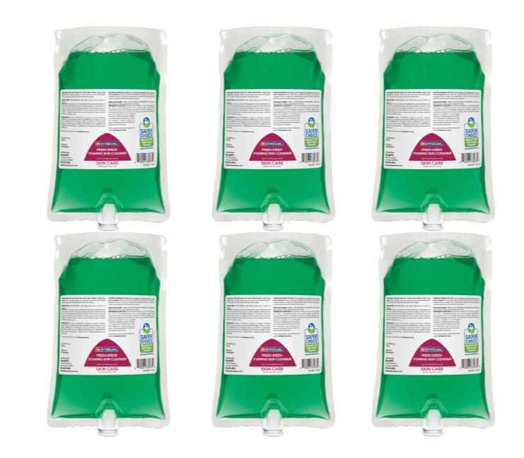 Hand Soap | Green Foaming | Case of 6 X 1000 ML | Dispenser Not Included