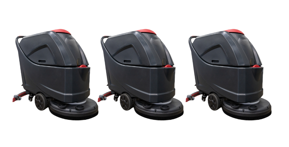 Floor Scrubber | 20" Walk Behind Disk | Battery | Pad Assist | SweepScrub SS5160 | 3 Pack