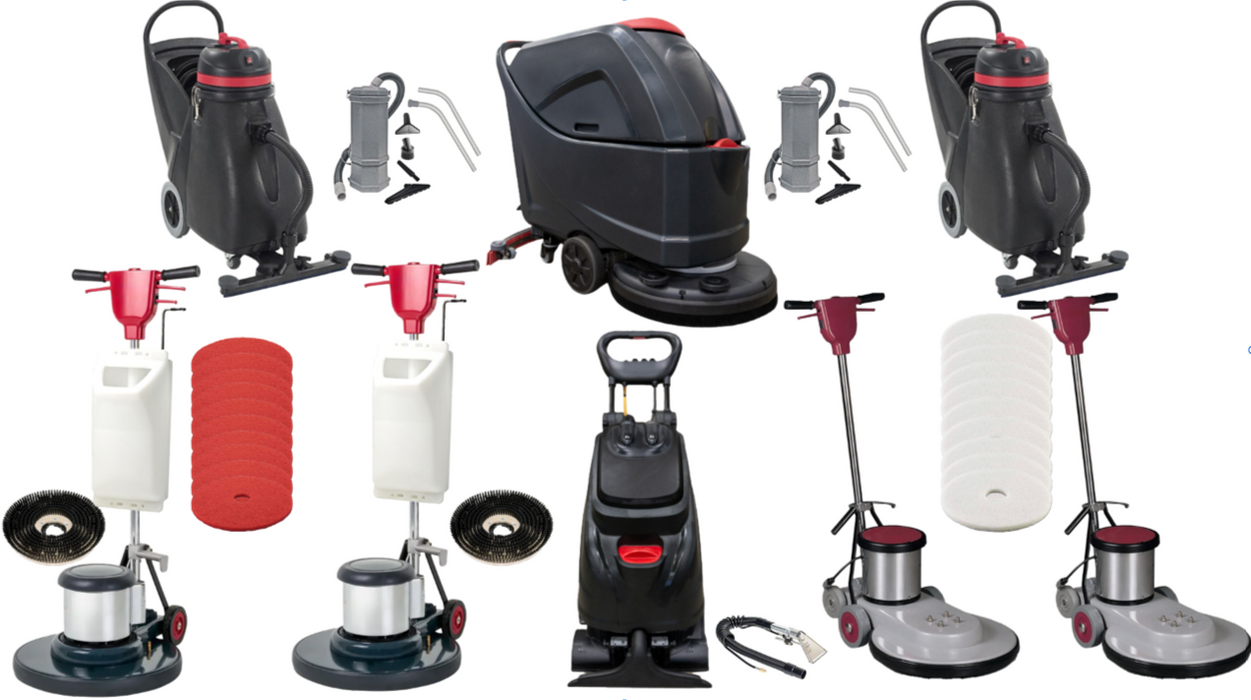 Commercial Cleaning Equipment | Starter Package | Hard Floor and Carpet