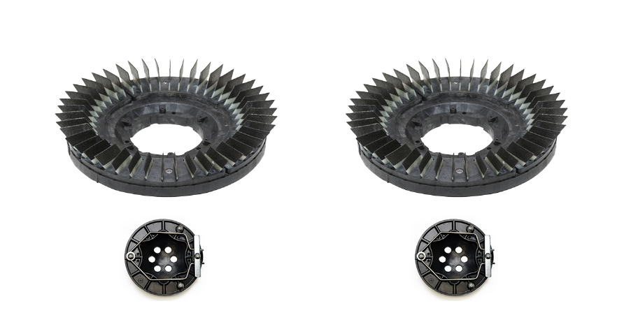 Diamabrush Polymer Tool | Tennant T7AMR Robot  | 100 Grit Black| Set of 2