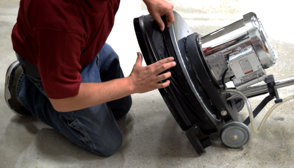 Malish 882920, 20" Dust Skirt for Floor Buffers