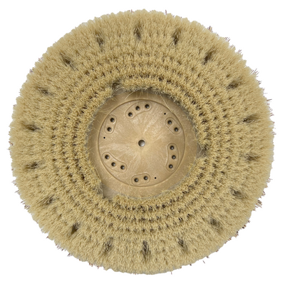 Malish White Tampico Brushes, 13", 17" and 20" Floor Buffers, Riser and NP9200 Clutch Plate Included