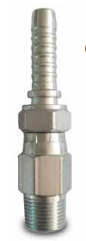 Fitting, Solid Crimp Fitting, Fits All Grey Hoses