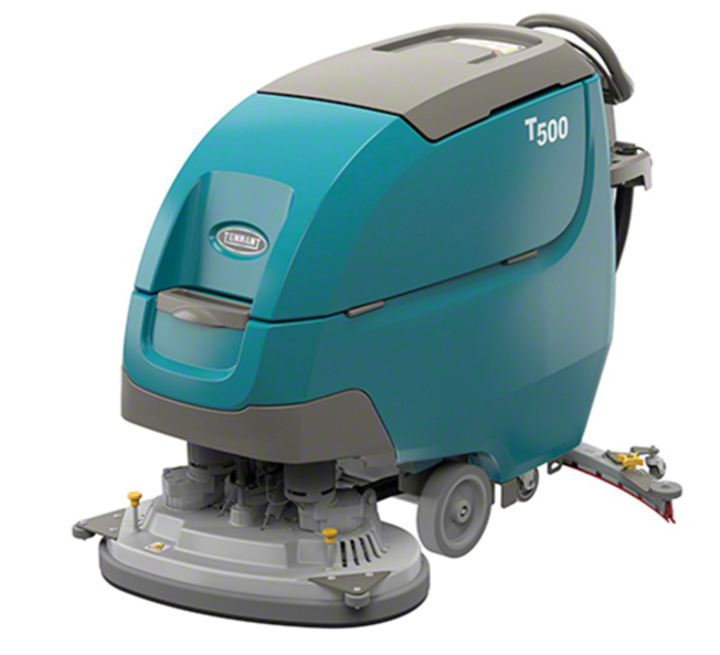 Tennant T500 | 32" Walk Behind Disk Floor Scrubber, Battery, Self Propel