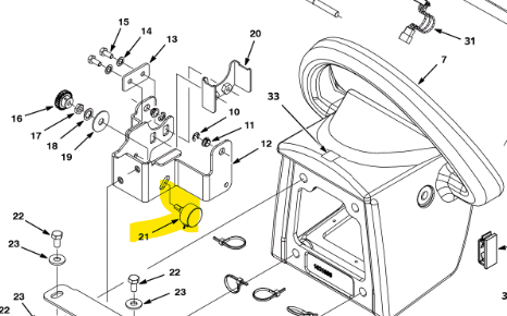 Tennant 9022226, Potentiometer Kit (Handle Assembly)