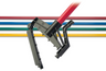 Quick-Release Mop Handles, Available in 4 Different Colors, 60" Fiberglass, Flexible Hinge, Gripper Teeth, 12 Per Case image 1