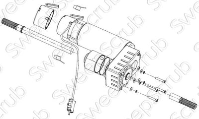 Nilfisk Advance VR23049 Drive Motor