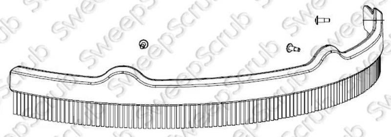 Nilfisk Advance VR25026 Brush Skirt