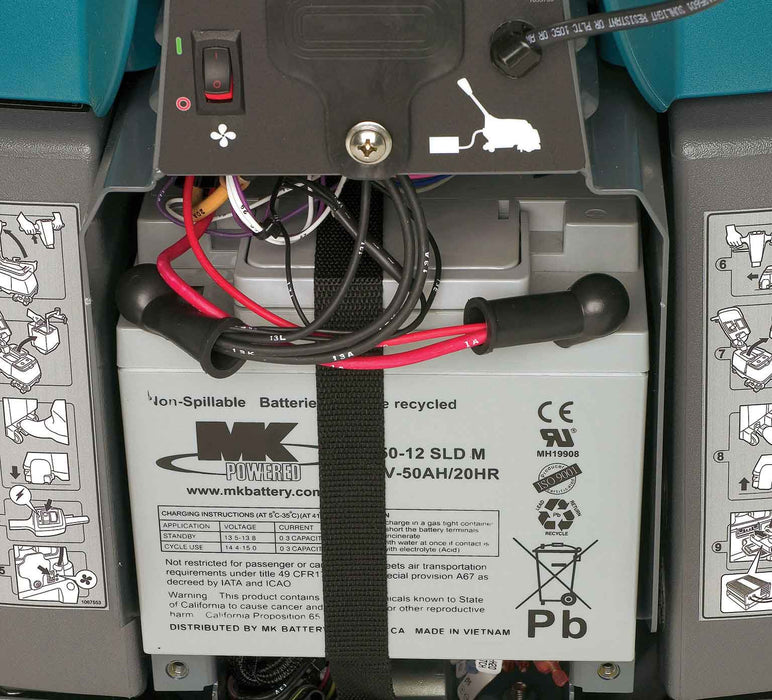 Tennant T1, Floor Sweeper-Scrubber, 15", 2.5-3 Gallon, Electric or Battery, Cylindrical, 3 Year Warranty