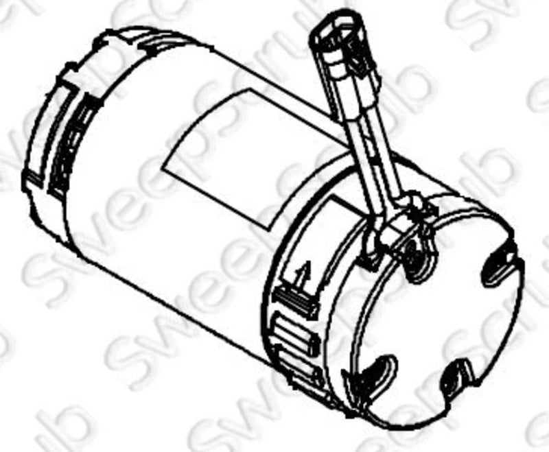Tennant 1223429, Brush Motor Cylindrical