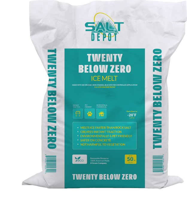 Ice Melt, Ultraviolet Twenty Below Zero, Melts Ice Down To -20, 50lbs Bag, 49 Per Pallet, Pallet Orders Only