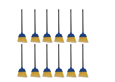 Golden Star®, Flagged Angle Lobby Broom, 30", 6" Sweep Face, Aluminum Handle, 12 per case