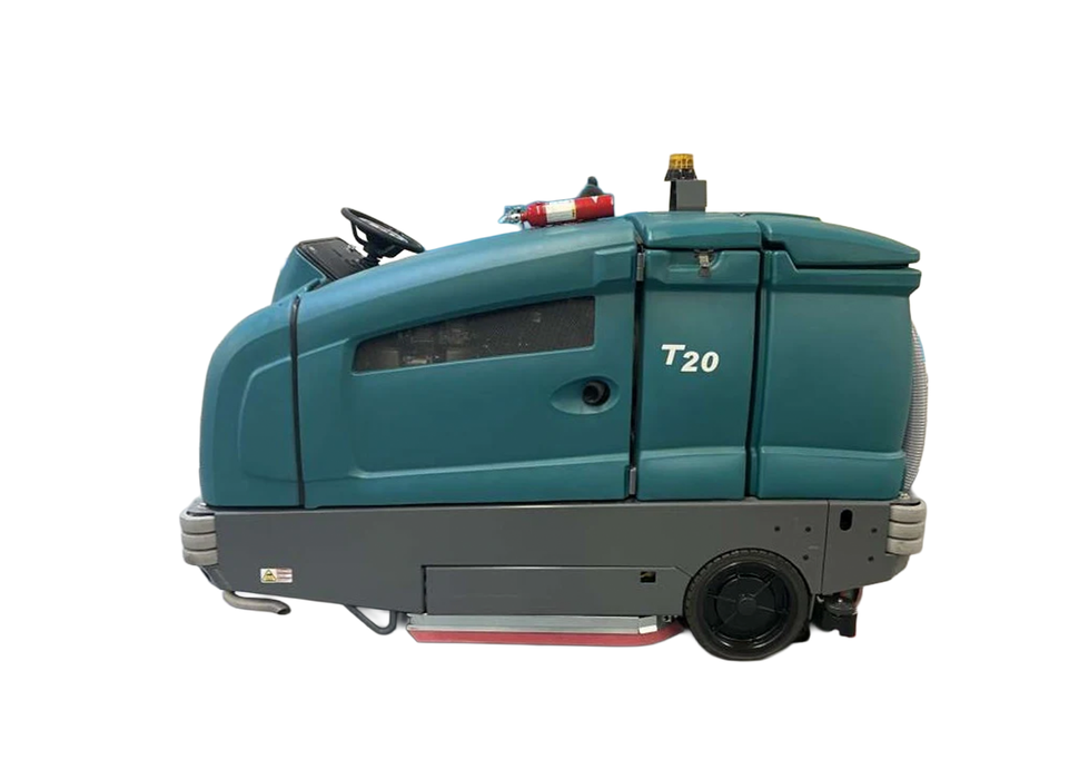 Refurbished | Tennant T20 | Floor Sweeper-Scrubber | 40" | 80 Gallon | Ride On | Propane | Cylindrical | 2020