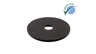 20" Black Floor Stripping Pads, Green Seal Certified- Case of 5 #SS-400120 image 1