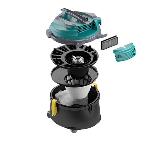 Tennant V-CAN-10 / V-CAN-12 / V-CAN-16,  Canister Vacuum,  2.6, 3.2, 4.2 Gallon,  Electric, With Tools, With or Without HEPA, 1 Year Warranty