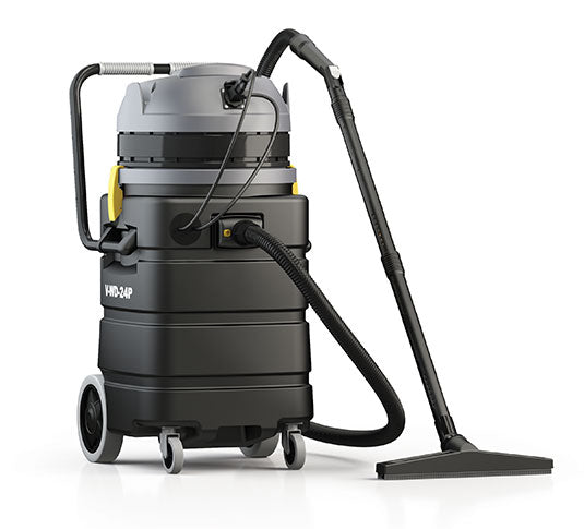 Tennant V-WD-9, V-WD-24, V-WD-24P, Shop Vac, 9, 24, or 24 Gallon, With Tool Kit, Front Mount Squeegee Optional, 1 Year Warranty