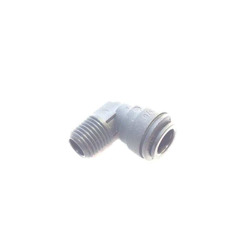 W10634 | Onyx Elbow Water Fitting - 3/8" Od Quick Con. X 1/4" Mnpt