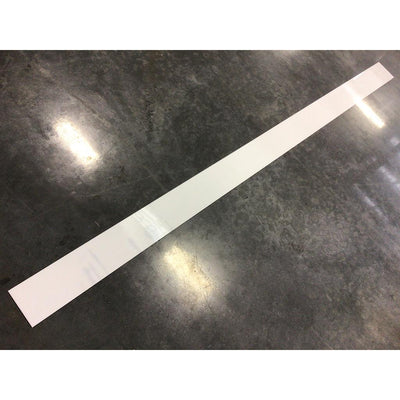 W10654 | Onyx Plastic Strip - 5.5" X 96" Length