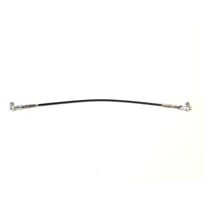 W10860 | Onyx Steel Cable, 17", Threaded Ends M6xm6