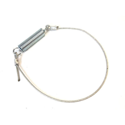 W10987 | Onyx Steel Cable with Spring