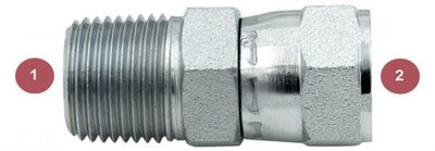 W13132 | Onyx 3/8" Jic Female Swivel X 3/8" Nptf Male