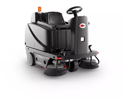 Viper ROS1300, Floor Sweeper, 53", 34 Gallon Hopper, Battery, Ride On, Disk, Dual Side Brushes, 3 Year Warranty